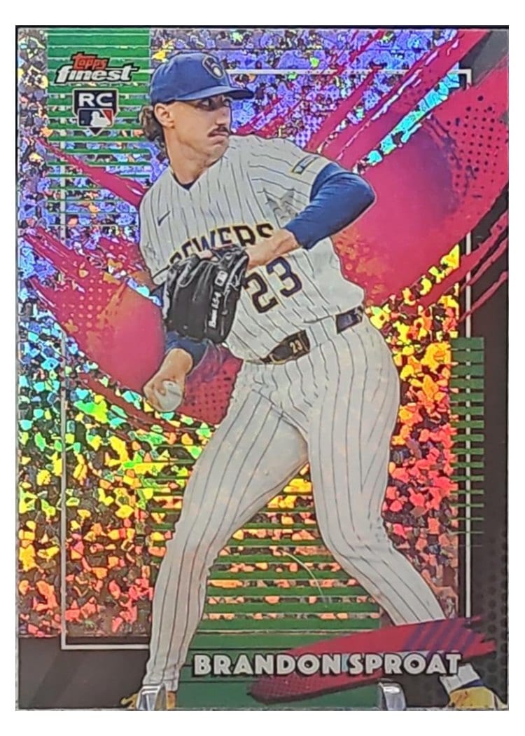 2026 Topps Finest Brandon Sproat Mini Diamond Refractor #292 card