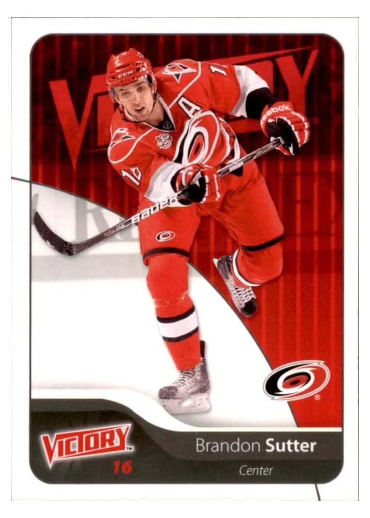 2011 Upper Deck Victory Brandon Sutter #41 card