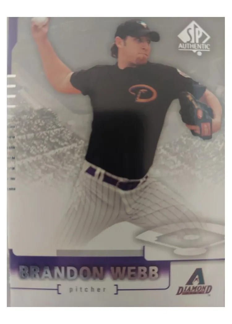 2004 SP Authentic Brandon Webb #53 card