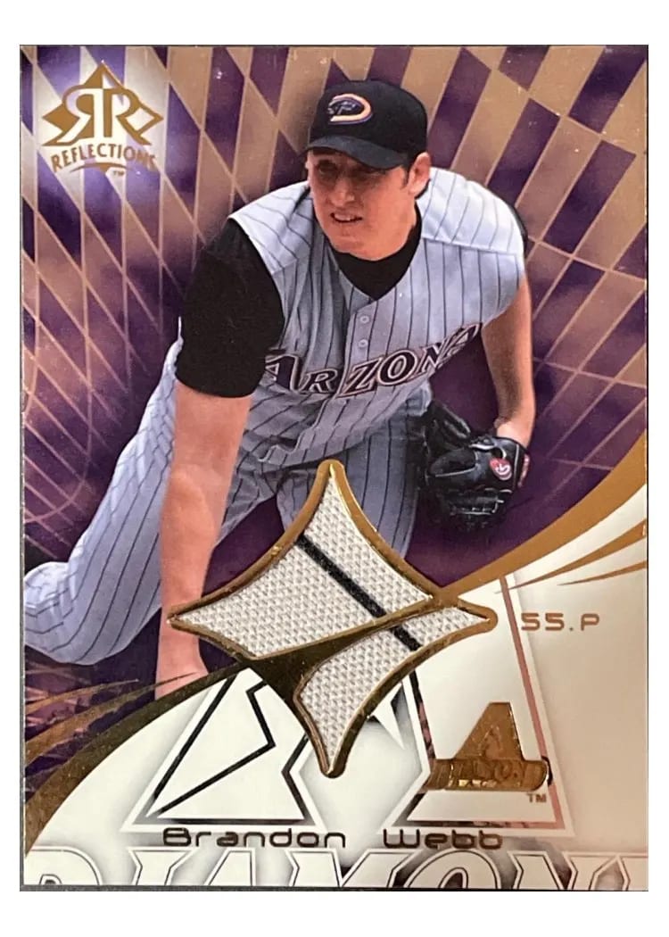 2004 Upper Deck Reflections Brandon Webb #176 card