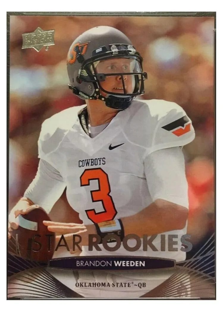2012 Upper Deck Brandon Weeden #62 card