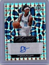 2024-25 Panini Mosaic Scripts Brandon Williams #MS-BWD