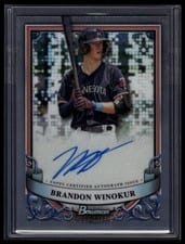 2024 Bowman Sterling Prospect Autographs Brandon Winokur #PA-BWI card