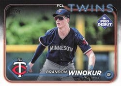 2024 Topps Pro Debut Base Set Brandon Winokur #PD-116 card