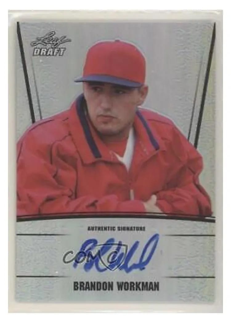 2011 Leaf Metal Draft Brandon Workman #BW1 card