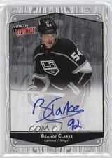 2022-23 Upper Deck Ultimate Collection 1999-00 Ultimate Victory Retro Autographs Brandt Clarke #UVA-BC card