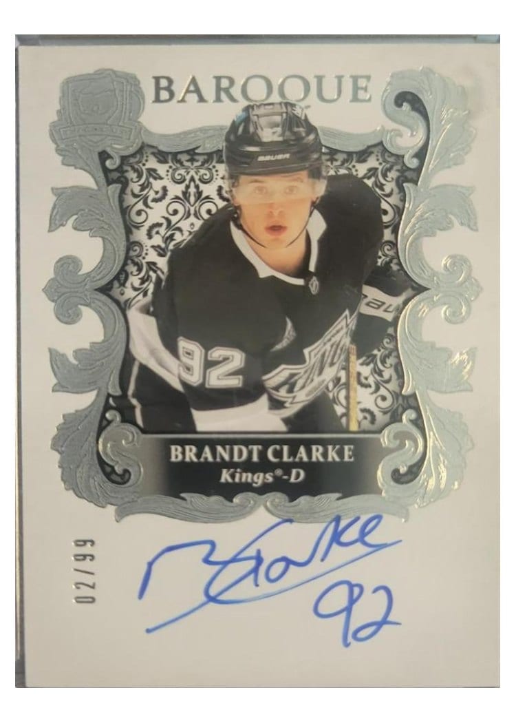 2024-25 Upper Deck The Cup Baroque Brandt Clarke #BQ-BC card