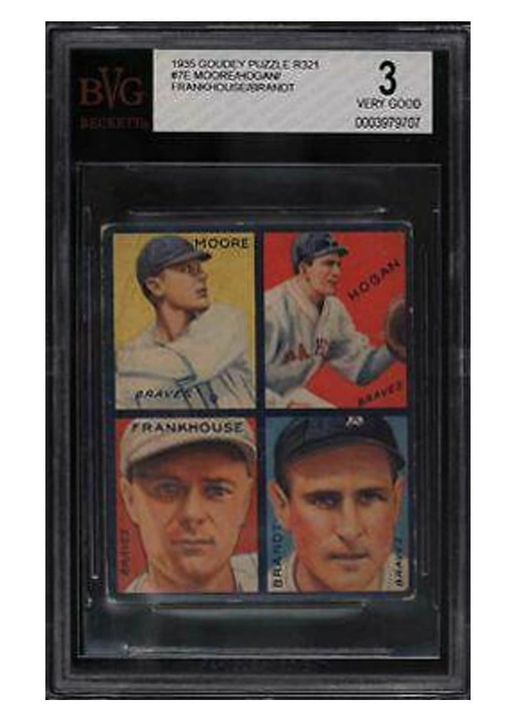1935 Goudey 4 in 1 Brandt, Frankhouse card