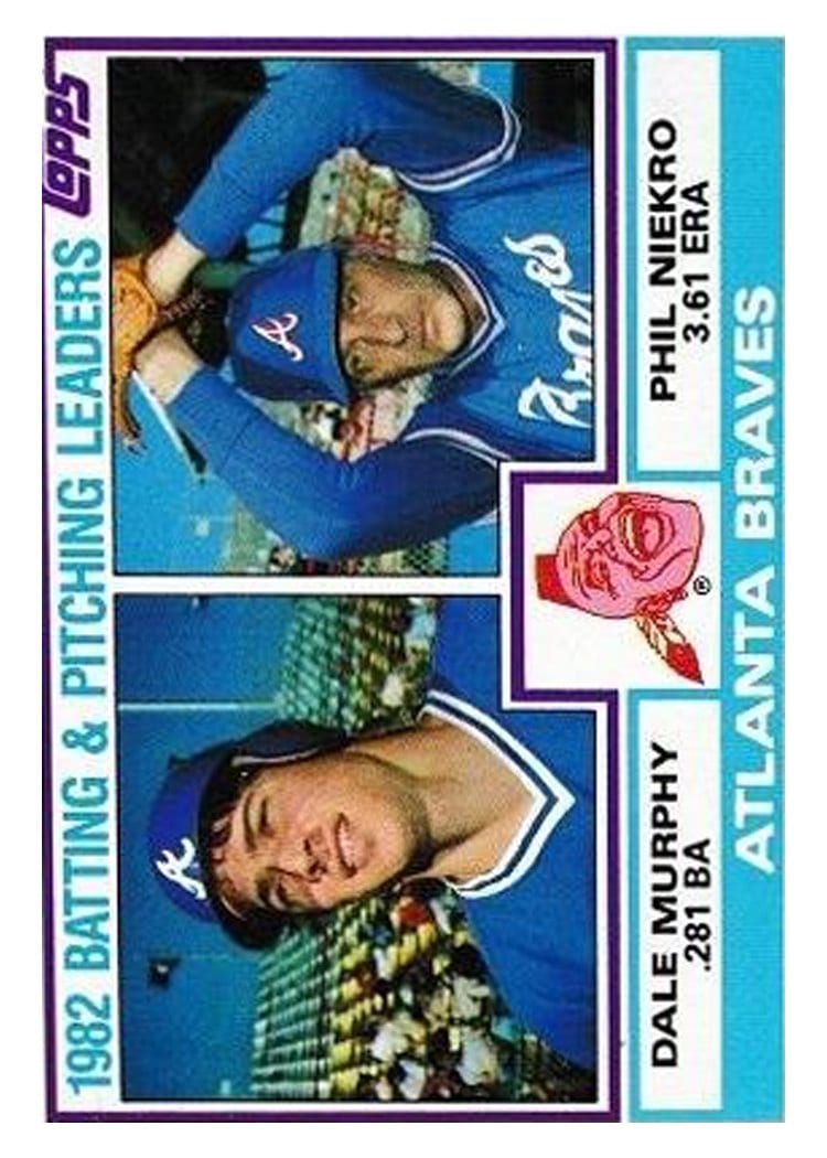 1983 Topps Braves Leaders #502 card