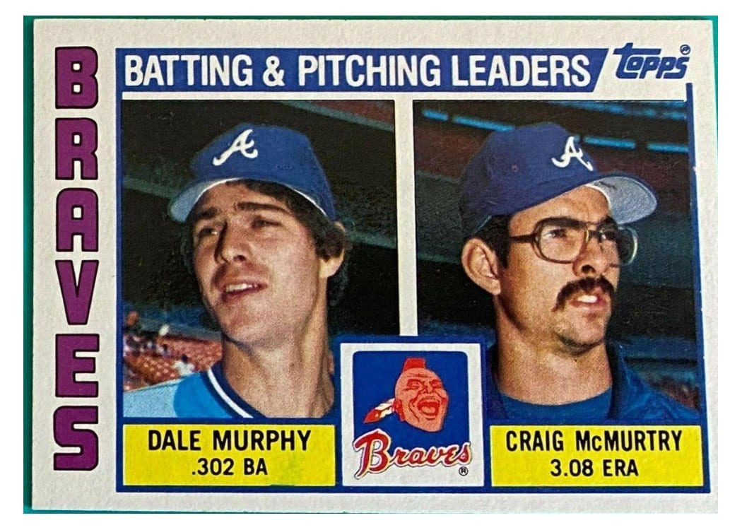1984 Topps Braves Leaders #126 card