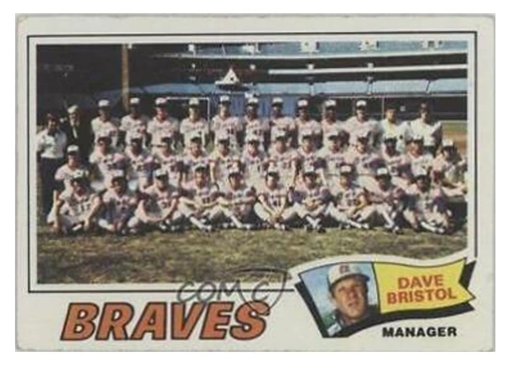 1977 Topps Braves Team #442 card