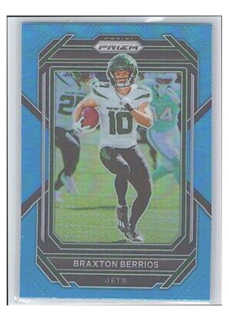 2022 Panini Prizm Base Set Braxton Berrios Light Blue #227 card
