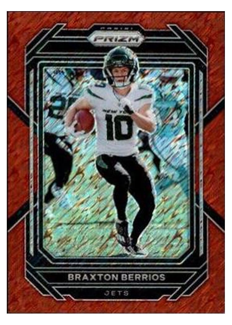 2022 Panini Prizm Base Set Braxton Berrios #227 card