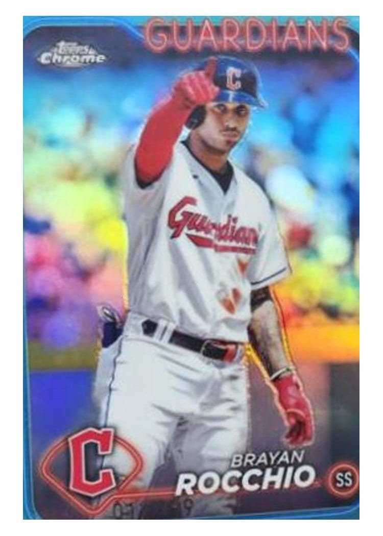 2024 Topps Chrome Base Set Brayan Rocchio #113 card