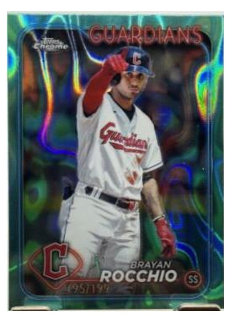 2024 Topps Chrome Base Set Brayan Rocchio #113 card