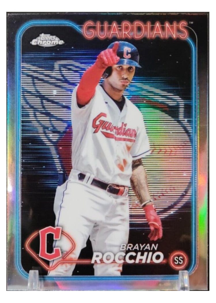2024 Topps Chrome Base Set Brayan Rocchio #113 card