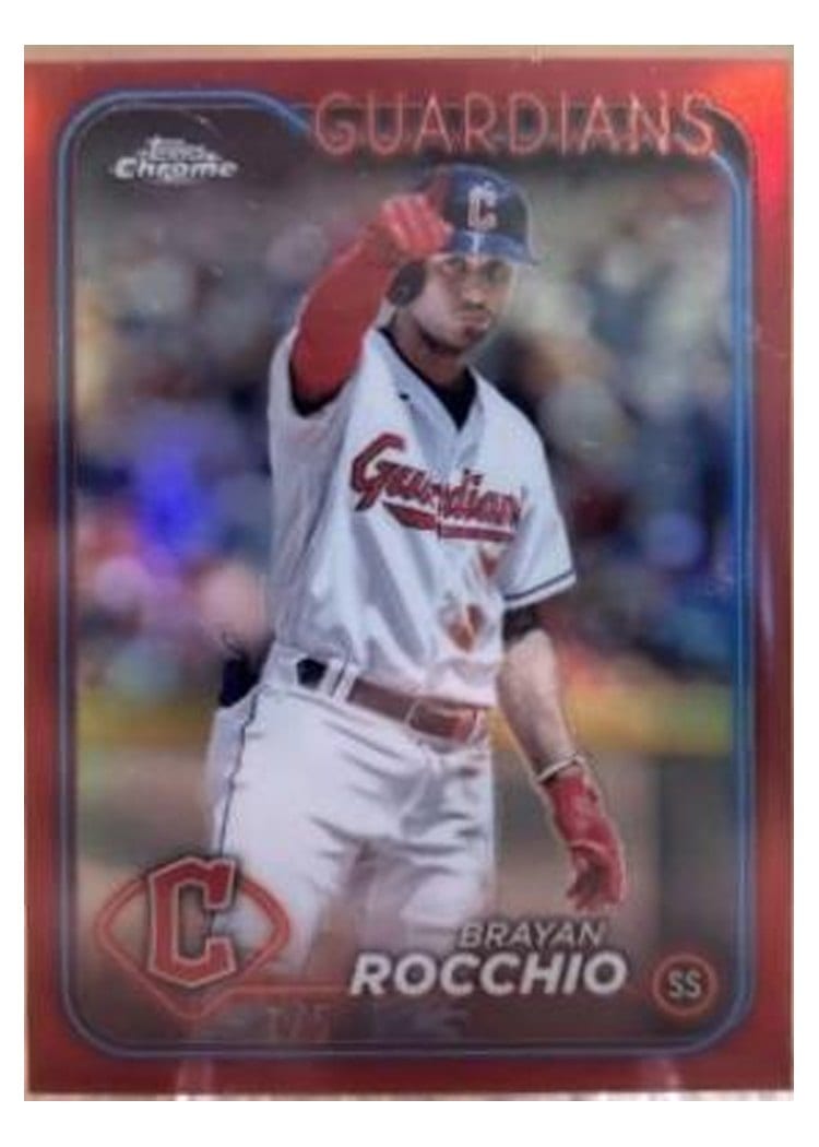 2024 Topps Chrome Base Set Brayan Rocchio #113 card