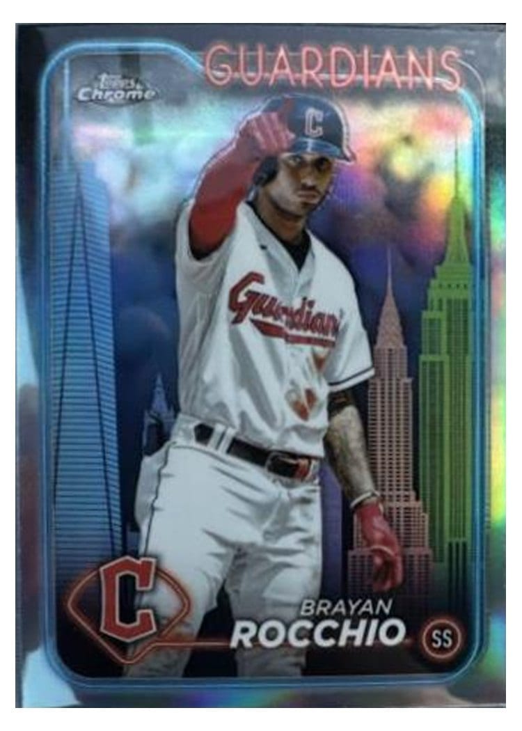 2024 Topps Chrome Base Set Brayan Rocchio #113 card