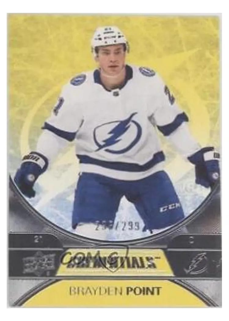 2021-22 Upper Deck Credentials Base Set Brayden Point #7 card