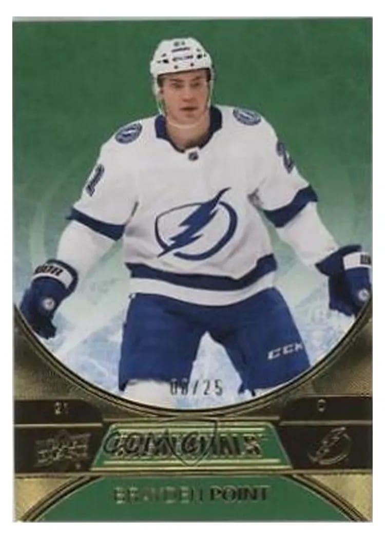 2021-22 Upper Deck Credentials Base Set Brayden Point #7 card
