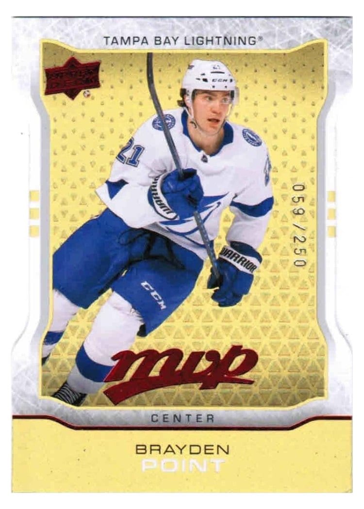 2024-25 Upper Deck MVP 2014-15 10th Anniversary Colors & Contours Brayden Point #MR-28 card