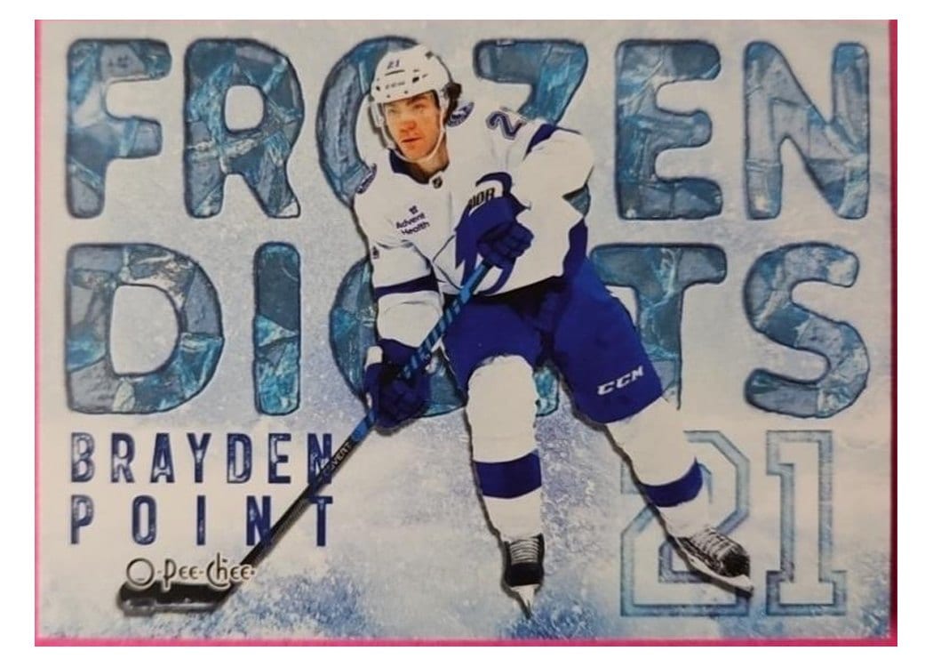 2025-26 O-Pee-Chee Frozen Digits Brayden Point #FD-8 card