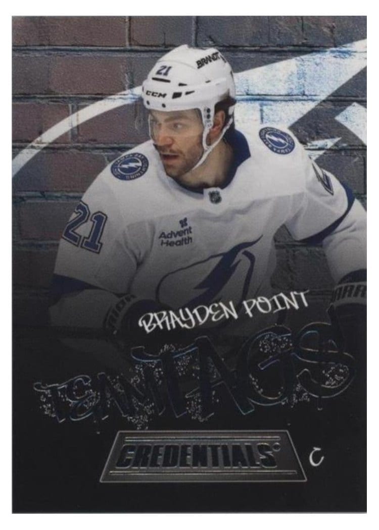 2025-26 Upper Deck Credentials Team Tags Brayden Point #TT-11 card