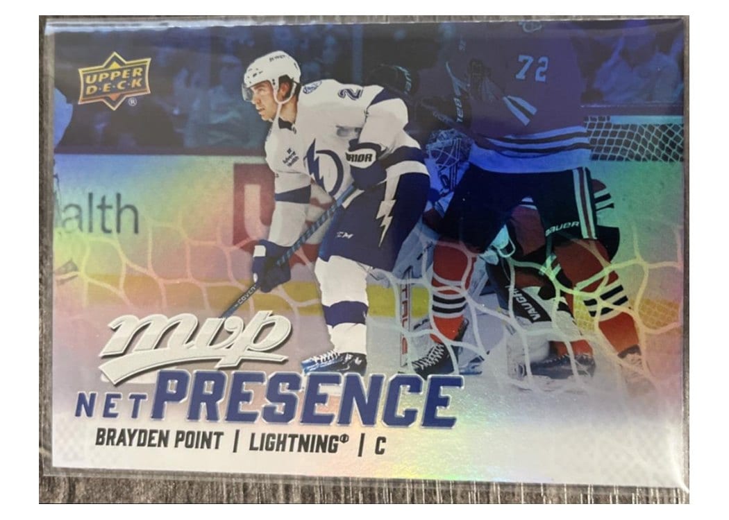 2025-26 Upper Deck MVP Net Presence Brayden Point #NP-3 card