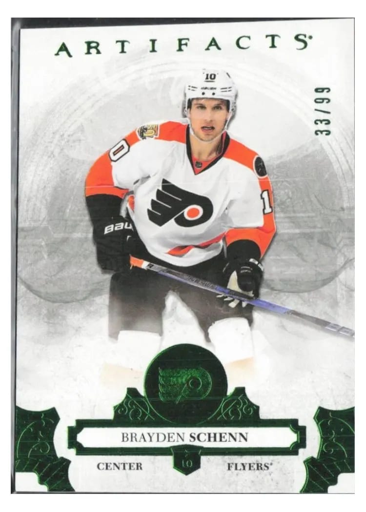 2017-18 Upper Deck Artifacts Base Set Brayden Schenn #26 card