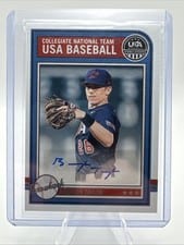 2025 Panini Stars & Stripes USA Baseball Throwback Signatures Brayden Taylor #AS-BT card