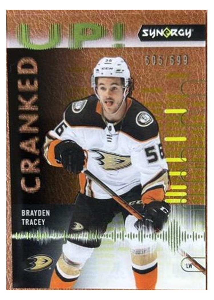 2022-23 Upper Deck Synergy Cranked Up Brayden Tracey #CU-BT card