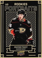 2022-23 Upper Deck UD Portraits Brayden Tracey #P-61 card