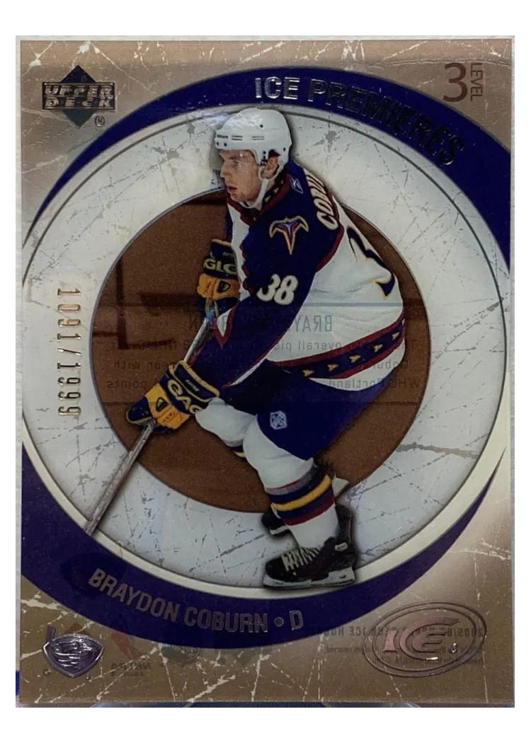 2005 Upper Deck Ice Braydon Coburn #119 card