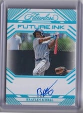 2024 Panini Flawless Future Ink Braylin Morel #FI-BM card