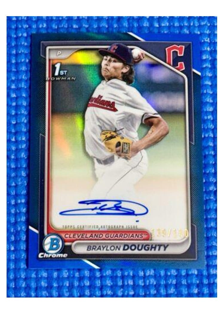 2024 Bowman Draft Chrome Prospect Autographs Braylon Doughty #CPA-BD card