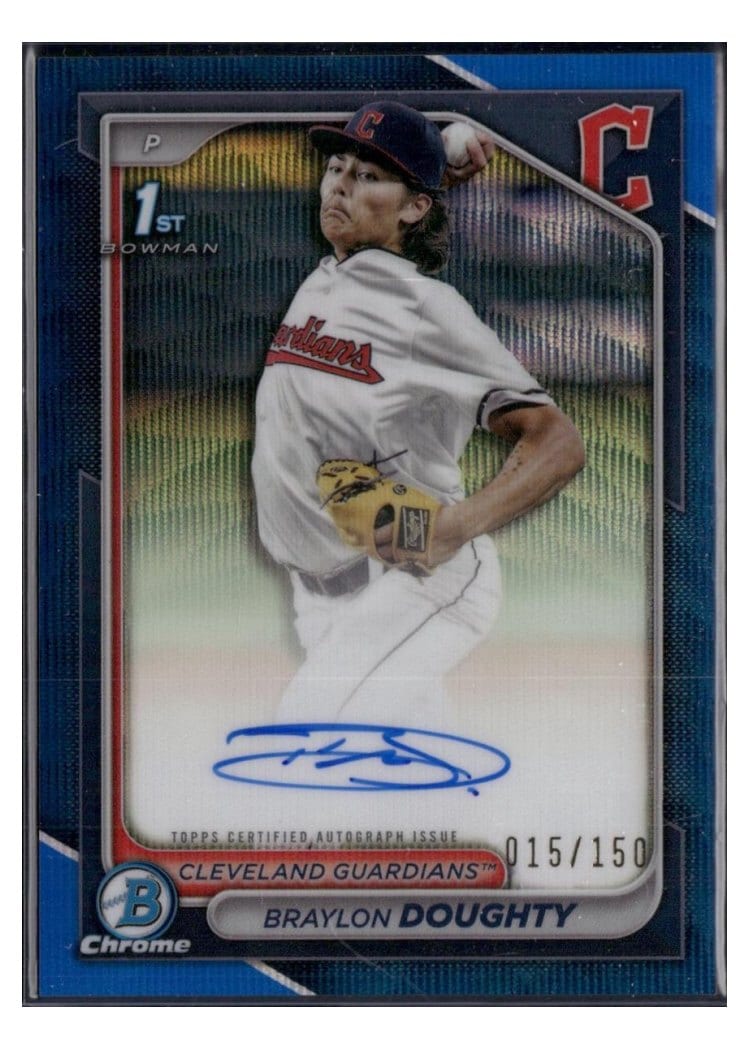 2024 Bowman Draft Chrome Prospect Autographs Braylon Doughty #CPA-BD card