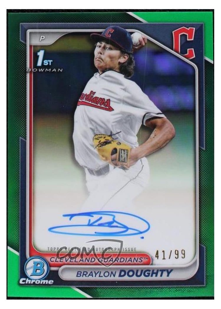 2024 Bowman Draft Chrome Prospect Autographs Braylon Doughty #CPA-BD card