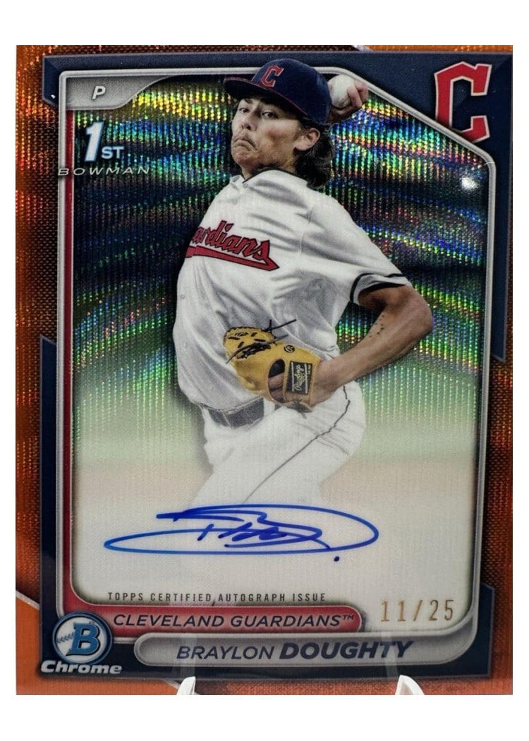 2024 Bowman Draft Chrome Prospect Autographs Braylon Doughty #CPA-BD card