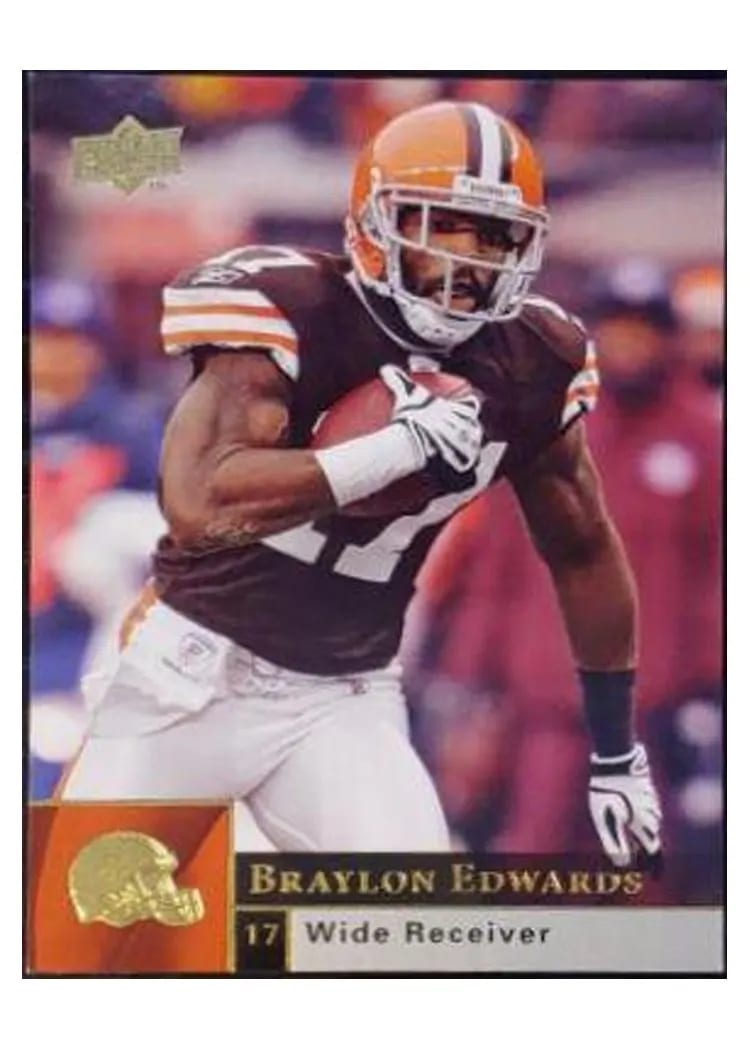 2009 Upper Deck Braylon Edwards #49 card
