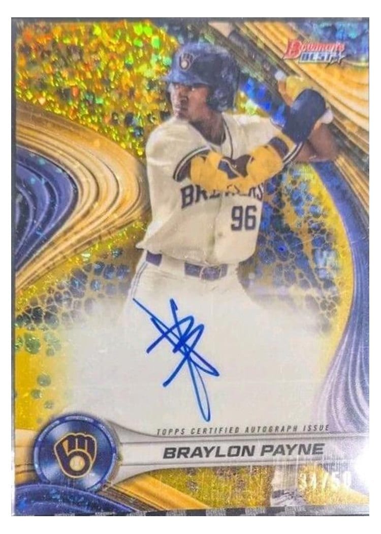 2024 Bowman Draft Chrome Prospect Autographs Braylon Payne #CPA-BP card