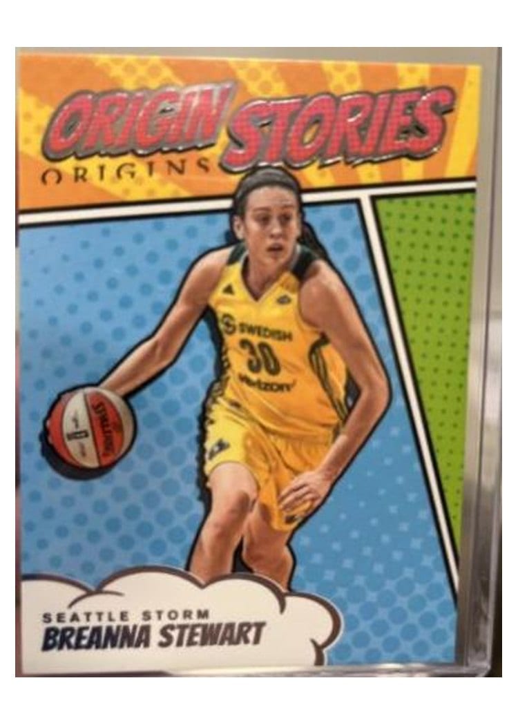 2024 Panini Origins WNBA Origin Stories Breanna Stewart #9 card