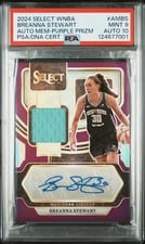 2024 Panini Select WNBA Autographed Memorabilia Breanna Stewart #AM-BS card