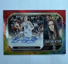 2024 Panini Select WNBA Courtside Action Signatures Breanna Stewart #CSA-BRS card