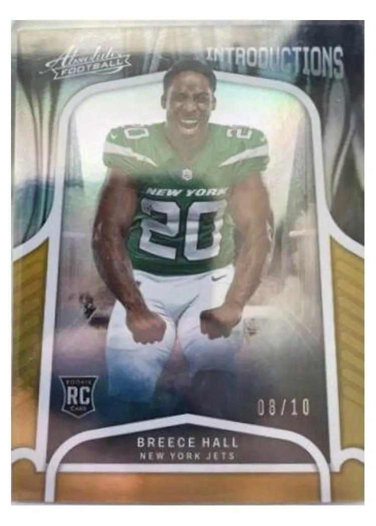 2022 Panini Absolute Introductions Breece Hall #INT-12 card