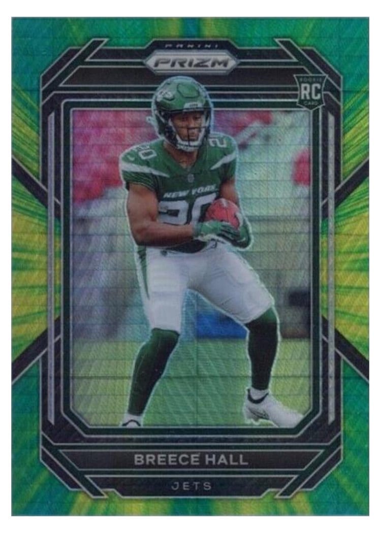 2022 Panini Prizm Base Set Breece Hall #317 card