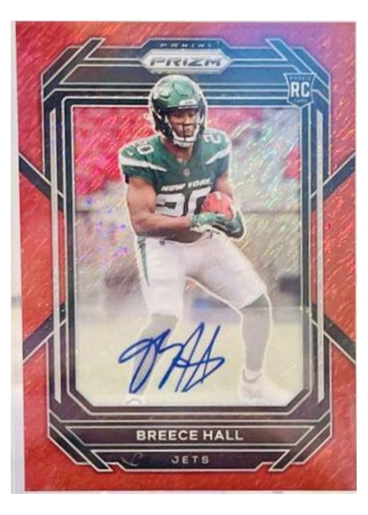2022 Panini Prizm Base Set Breece Hall #317 card