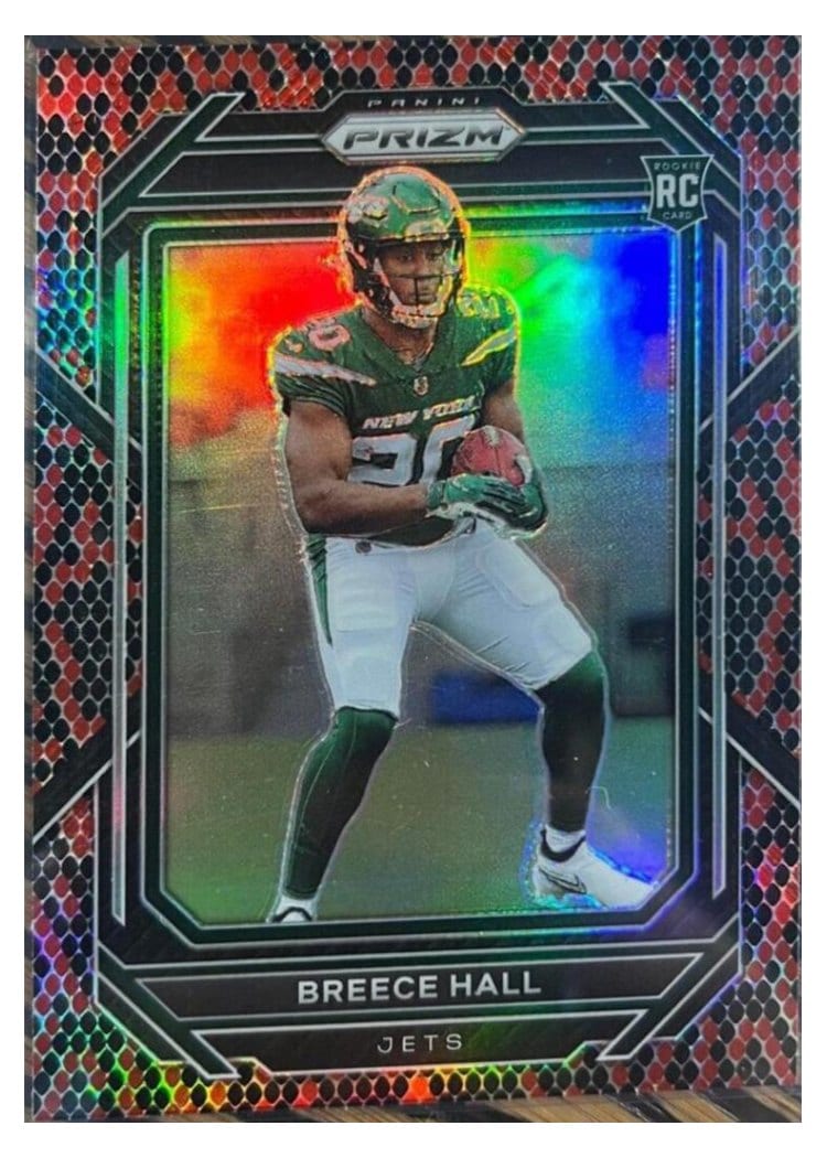 2022 Panini Prizm Base Set Breece Hall #317 card