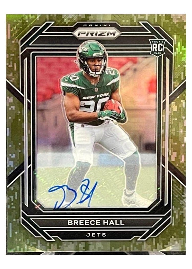 2022 Panini Prizm Base Set Breece Hall #317 card