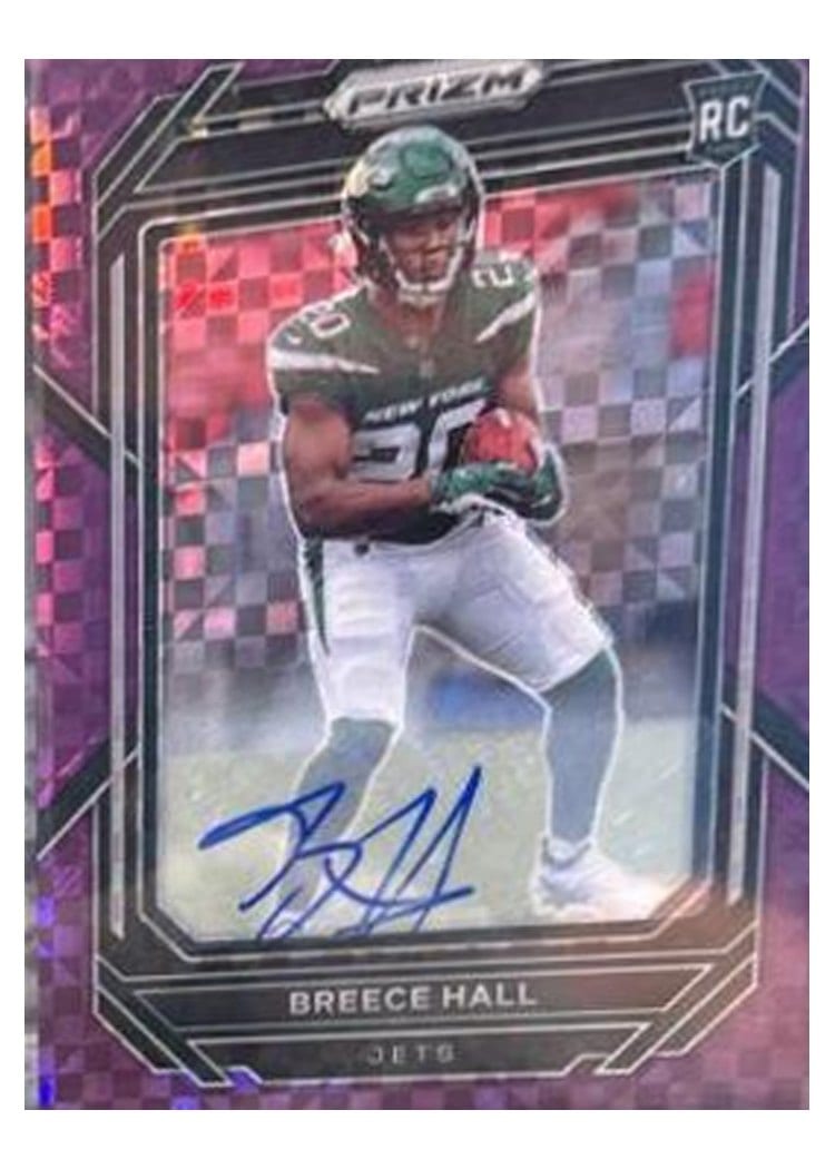 2022 Panini Prizm Base Set Breece Hall #317 card