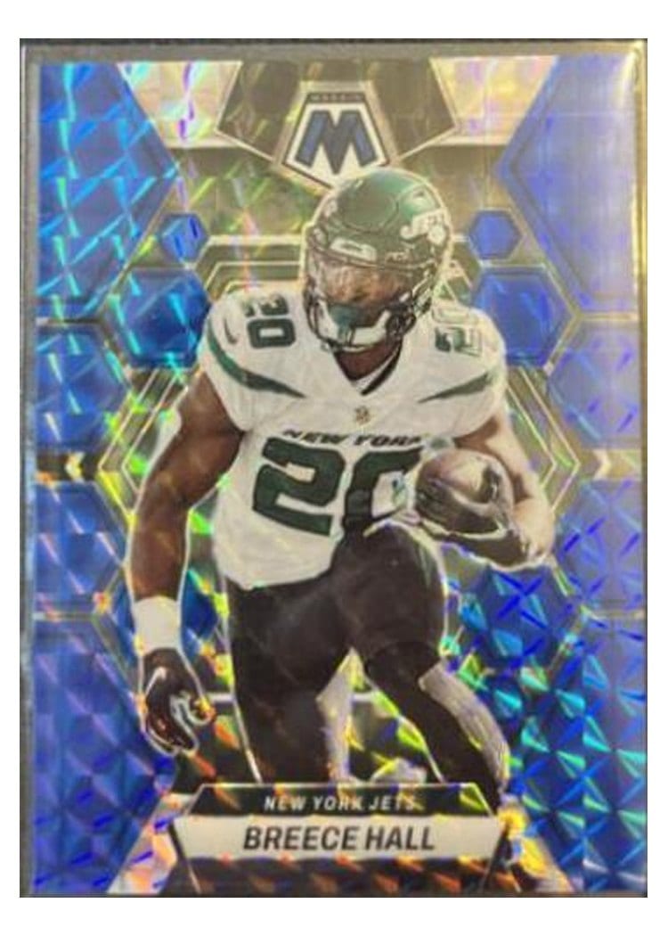 2023 Panini Mosaic Base Set Breece Hall #74 card